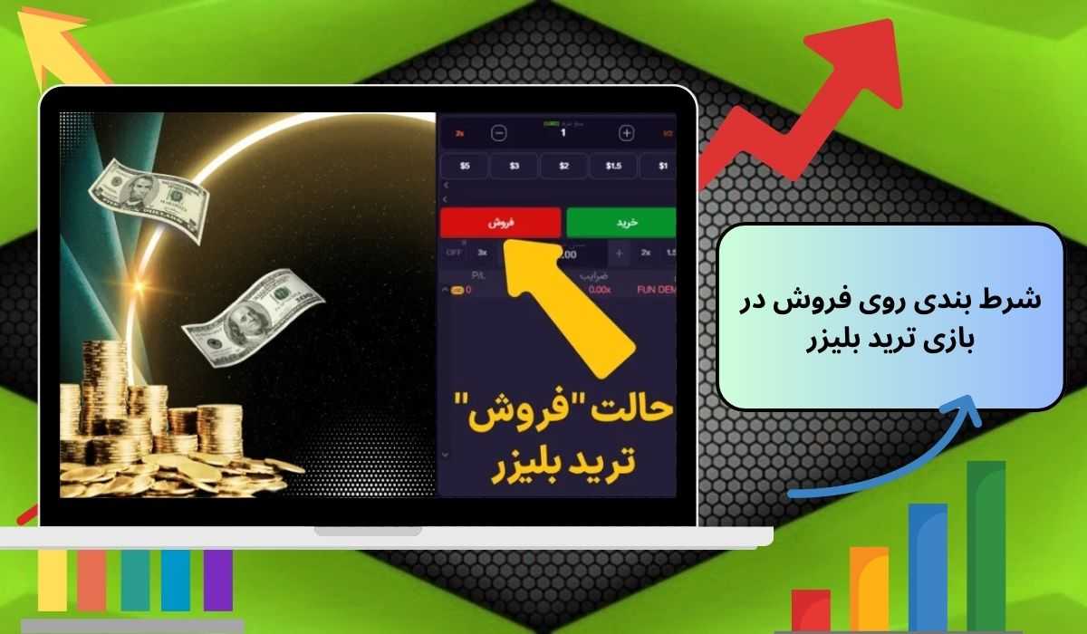 شرط‌ بندی روی فروش در بازی ترید بلیزر