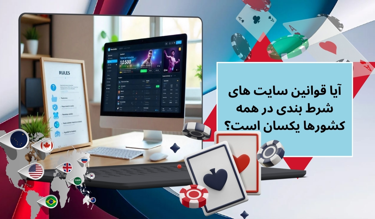 آیا قوانین سایت‌ های شرط بندی در همه کشورها یکسان است؟