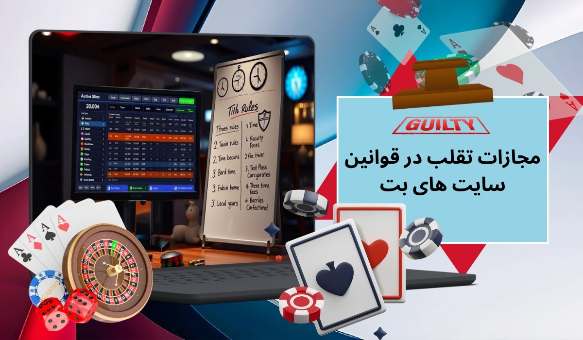 مجازات تقلب در قوانین سایت های بت
