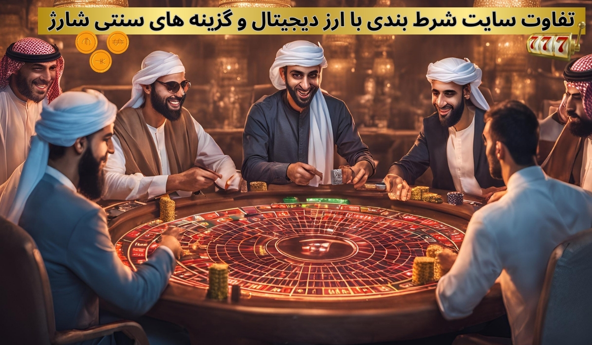 تفاوت سایت شرط بندی با ارز دیجیتال و گزینه های سنتی شارژ