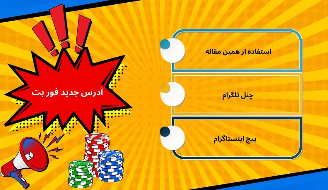 آدرس جدید فور بت را چگونه می توان دریافت کرد؟